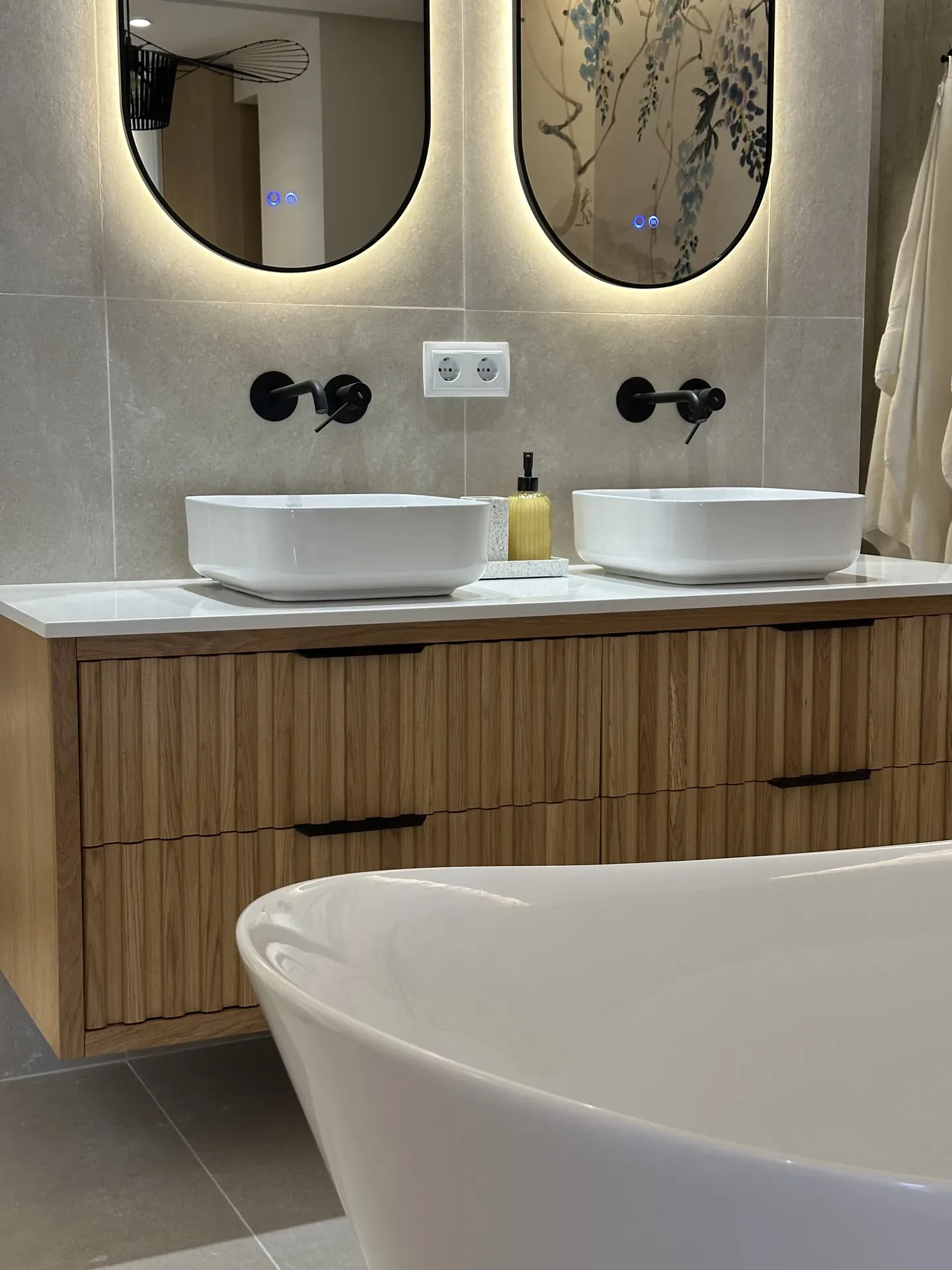 Baño contemporáneo